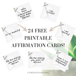 Positive Affirmation Cards! Free Download