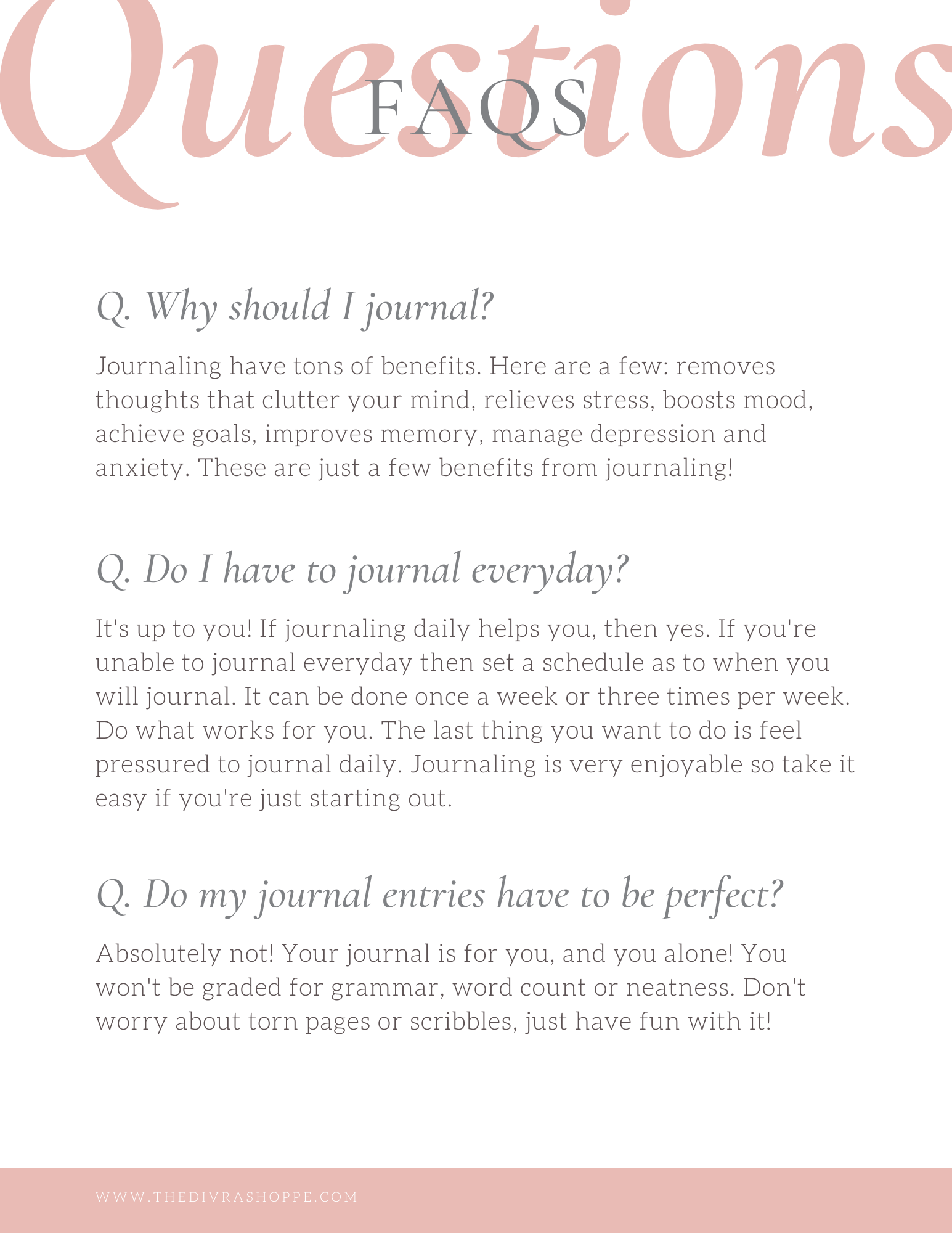 Journal Prompts | Free Download