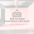 Pop Up Shop Essentials Checklist